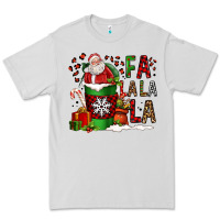 Dove Grey fa la la la la christmas santa claus coffee cup Premium Tee - FaDigitalArtStudio