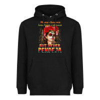 Black Always Chingona sometimes cabrona but never pendej Heavyweight Hoodie - NancyCooperArtShop
