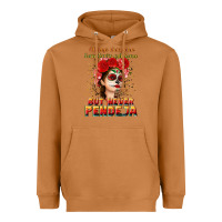 Meerkat Always Chingona sometimes cabrona but never pendej Heavyweight Hoodie - NancyCooperArtShop