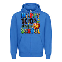 True Royal happy 100 th days of school Zipper Hoodie - Artiststas