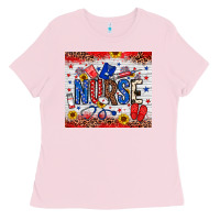 Bubblegum Pink American Nurse 20oz tumbler Ladies Tee - Neo Western