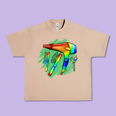 Hairdresser Urban Heavy Tee Designed By Jasminsmagicworld