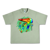 Oil Green Hairdresser Urban Heavy Tee - Jasminsmagicworld