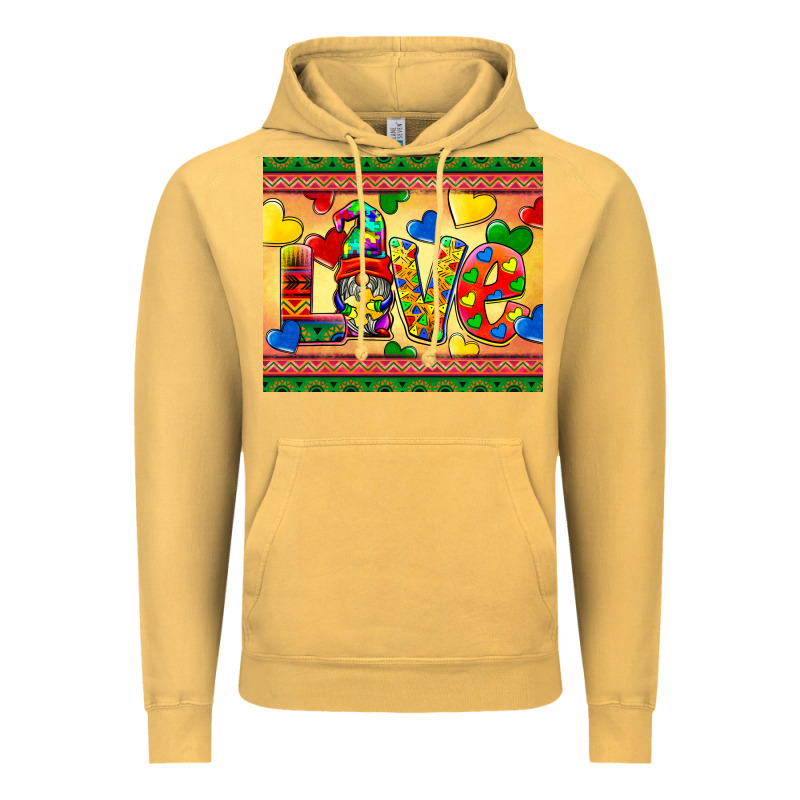 Love Autism Awareness Vintage Hoodie by BarkalooDesign | Teevron