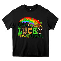 Black One lucky mom St. Patricks Day Heavy Core Tee - Neo Western