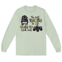 Matcha the best things in life mess up your hair Long Sleeve Tee - MaliasSmallBusiness