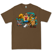 Cacao western Truck with gnomes Premium Tee - HRA Design Shop