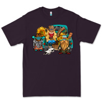 Plum western Truck with gnomes Premium Tee - HRA Design Shop