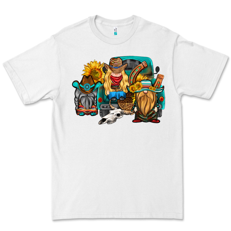 Western Truck With Gnomes Premium Tee by HRA Design Shop | Teevron