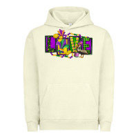 Pigment Pistachio mardi gras love Urban Hoodie - FaDigitalArtStudio
