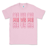 Bubblegum Pink me vs me Classic Tee - MaliasSmallBusiness