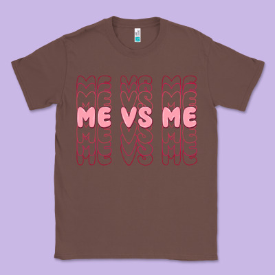 Me Vs Me Classic Tee Designed By Maliassmallbusiness