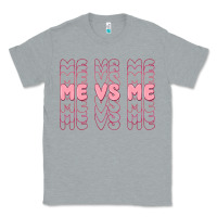Heather Grey me vs me Classic Tee - MaliasSmallBusiness