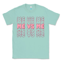 Seafoam me vs me Classic Tee - MaliasSmallBusiness