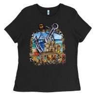 Black summer Ladies Tee - SublimationCraftShop