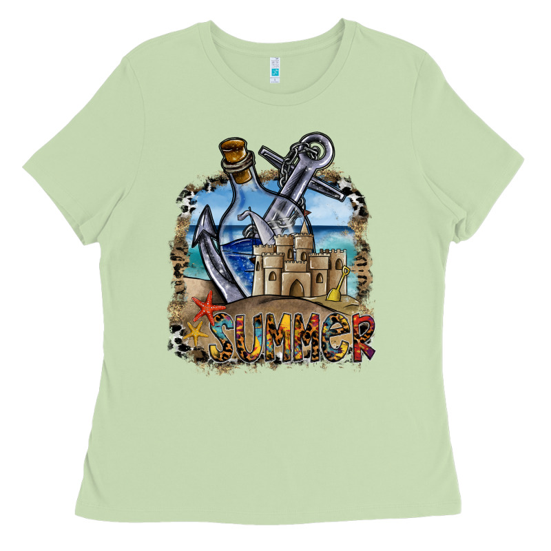 Summer Ladies Tee by SublimationCraftShop | Teevron
