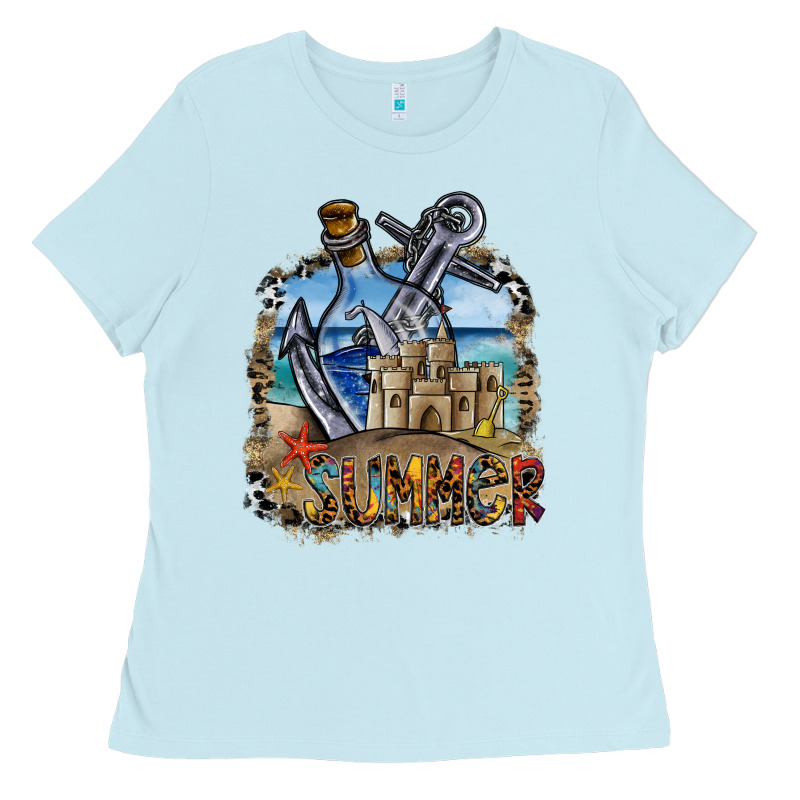 Summer Ladies Tee by SublimationCraftShop | Teevron