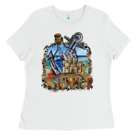 White summer Ladies Tee - SublimationCraftShop