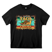 Black taco tribe western background Heavy Core Tee - BarkalooDesign