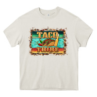 Cream taco tribe western background Heavy Core Tee - BarkalooDesign