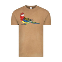 Vintage Camel Rosella Bird Vintage Tee - LillyAllenDesigns