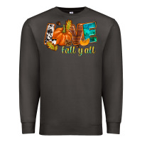 Smoke Love Fall y'all Premium Sweatshirt - NancyCooperArtShop