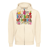 Sandshell 100 days of school Zipper Hoodie - Artiststas