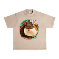 French Oak floral leopard guinea pigs Urban Heavy Tee - Jasminsmagicworld