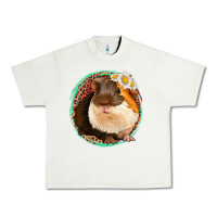 Pistachio floral leopard guinea pigs Urban Heavy Tee - Jasminsmagicworld