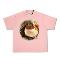 Salmon floral leopard guinea pigs Urban Heavy Tee - Jasminsmagicworld