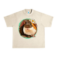 Sandshell floral leopard guinea pigs Urban Heavy Tee - Jasminsmagicworld