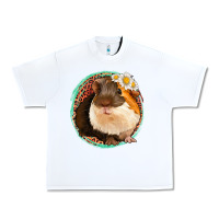 White floral leopard guinea pigs Urban Heavy Tee - Jasminsmagicworld
