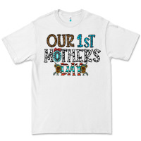 White our 1 st mother's day Premium Tee - CowhideDigitalArt