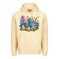 Pina Colada Easter gnomies with truck Easter Day Premium Hoodie - HowdyJamesFarm