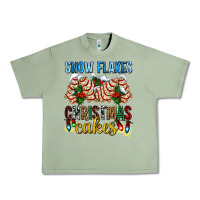 Oil Green snow flakes christmas cakes ado Urban Heavy Tee - AdoDesignShop