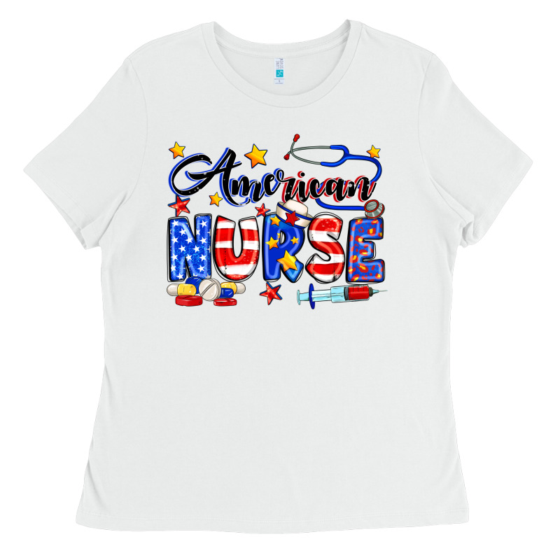 American Nurse Ladies Tee by Neo Western | Teevron