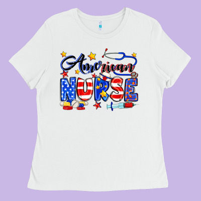 American Nurse Ladies Tee Designed By Neo Western