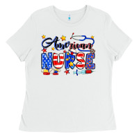 White American Nurse Ladies Tee - Neo Western