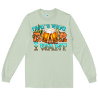 Matcha western beer thats what i want Long Sleeve Tee - NancyCooperArtShop