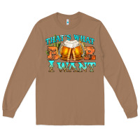 Toasted Coconut western beer thats what i want Long Sleeve Tee - NancyCooperArtShop