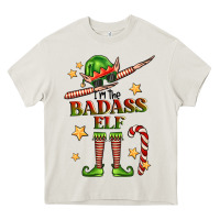 Cream im the badass elf Heavy Core Tee - FaDigitalArtStudio