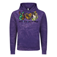 Cloud Purple Peace Love Dorper Sheep Vintage Hoodie - LillyAllenDesigns