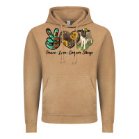 Vintage Camel Peace Love Dorper Sheep Vintage Hoodie - LillyAllenDesigns