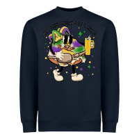 Navy out here lookin like a snack king cake mardi gras Heavyweight Sweatshirt - MaliasSmallBusiness