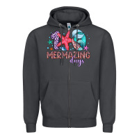Smoke 100 mermazing days Zipper Hoodie - Artiststas