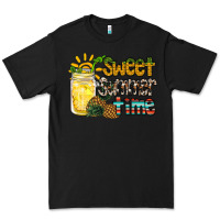 Black sweet summer time pineapple Premium Tee - RacoonDesign