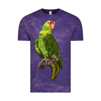 Cloud Purple New Zealand Paraket Parrot Vintage Tee - LillyAllenDesigns