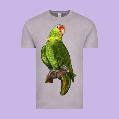 New Zealand Paraket Parrot Vintage Tee Designed By Lillyallendesigns