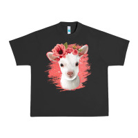 Pigment Black floral baby goat Urban Heavy Tee - Jasminsmagicworld