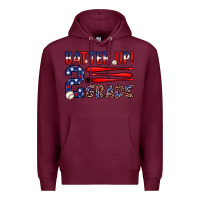 Burgundy batter up 2nd grade Premium Hoodie - JahusDesignShop